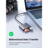 Ugreen USB-C čitalnik kartic 3v1 Ugreen USB-C čitalnik kartic 3v1