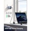 Ugreen Nexode 65W USB A + USB C potovalni polnilnik GaN II PD 3.0 Ugreen Nexode 65W USB A + USB C potovalni polnilnik GaN II PD 3.0