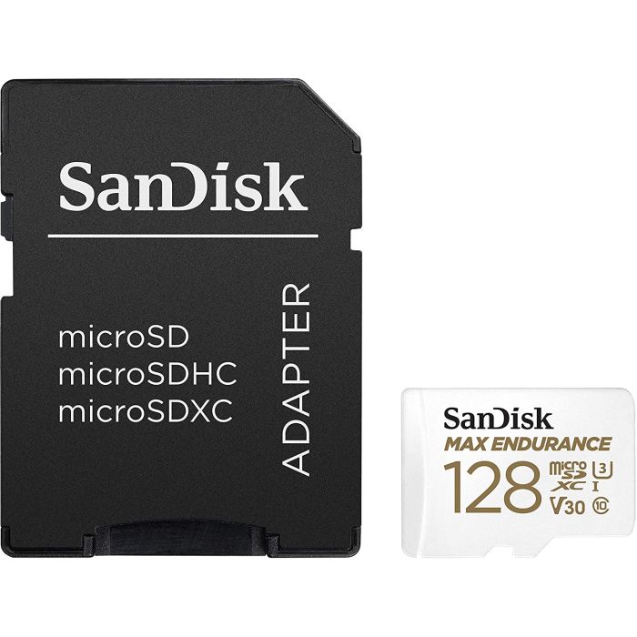 SanDisk MAX ENDURANCE microSDXC 128GB + SD Adapter SanDisk MAX ENDURANCE microSDXC 128GB + SD Adapter