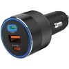 Sadberg avtomobilski polnilnik 3in1 130W USB-C PowerDelivery Sadberg avtomobilski polnilnik 3in1 130W USB-C PowerDelivery