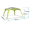 BRUNNER paviljon Medusa II 0102030N.C70 400x400 cm zelen BRUNNER paviljon Medusa II 0102030N.C70 400x400 cm zelen