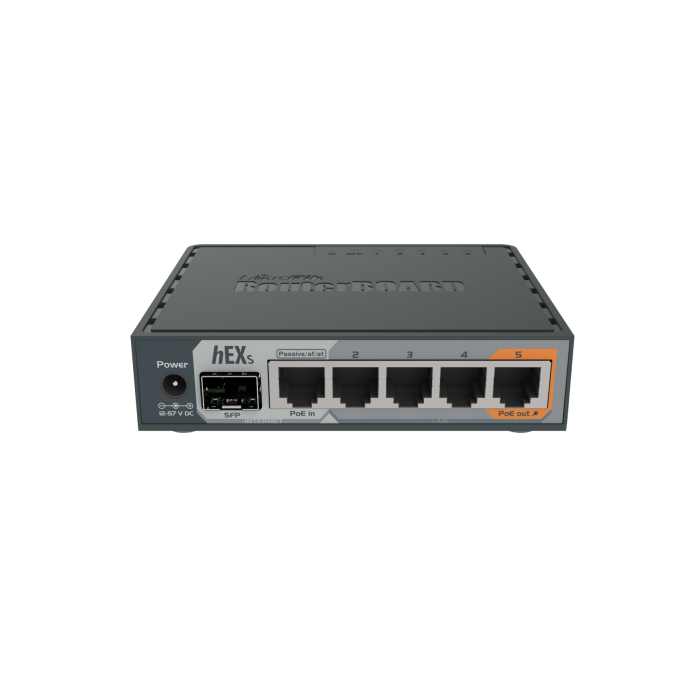 Mikrotik 5-portni gigabitni usmerjevalnik hEX S RB760IGS Mikrotik 5-portni gigabitni usmerjevalnik hEX S RB760IGS