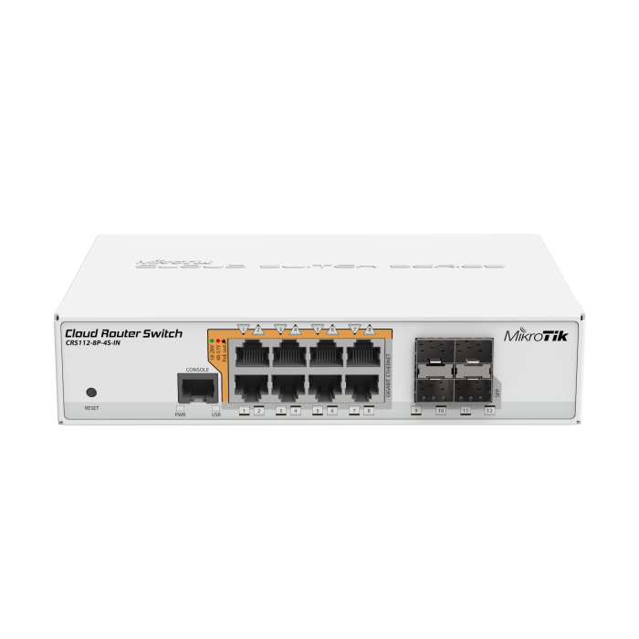Mikrotik stikalo Cloud Router Switch CRS112-8P-4S-IN Mikrotik stikalo Cloud Router Switch CRS112-8P-4S-IN