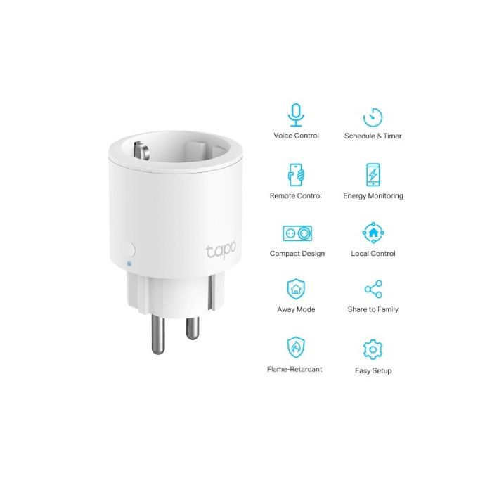 TP-LINK Tapo P115 Mini Smart Wi-Fi vtičnica TP-LINK Tapo P115 Mini Smart Wi-Fi vtičnica