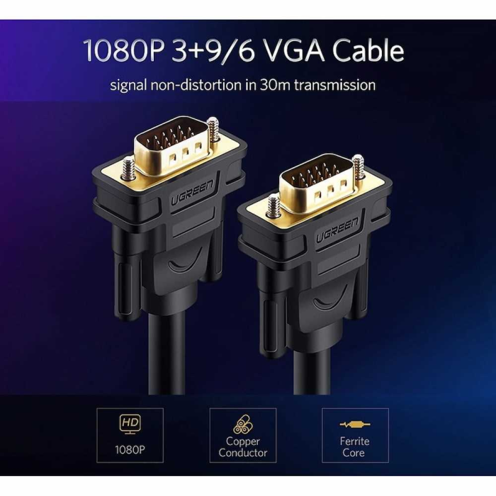 Ugreen VGA kabel 2M Ugreen VGA kabel 2M