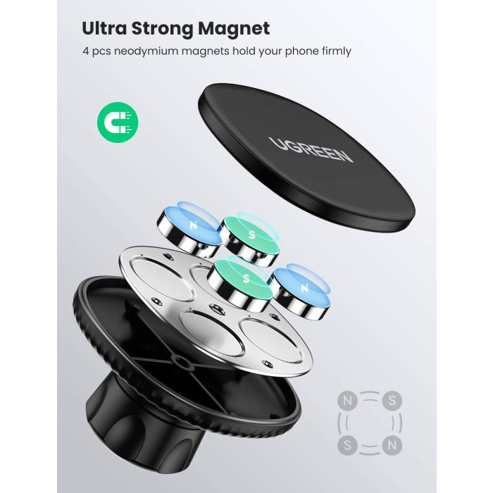 Ugreen magnetni nosilec telefona za avto Ugreen magnetni nosilec telefona za avto