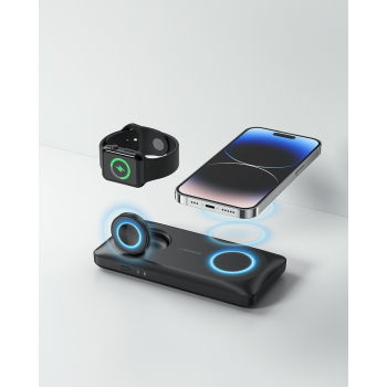 VEGER 3v1 prenosna baterija MagMulti 10000 mAh, črna VEGER 3v1 prenosna baterija MagMulti 10000 mAh, črna