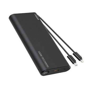 VEGER prenosna baterija TC130 25000 mAh, črna