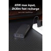 VEGER prenosna baterija TC130 25000 mAh, črna
