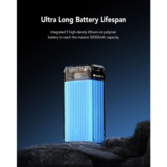 VEGER prenosna baterija Tank Lite 50000 mAh, črna VEGER prenosna baterija Tank Lite 50000 mAh, črna