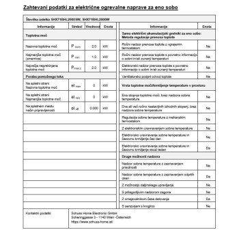 SHE Industrijski ventilatorski grelnik 2000W SHE Industrijski ventilatorski grelnik 2000W