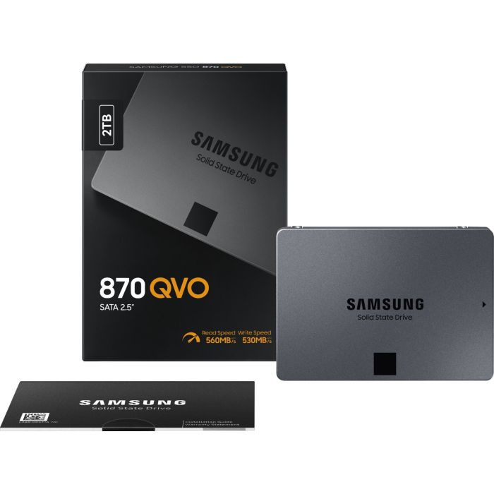 Samsung 2TB 870 QVO SSD SATA3 2.5 disk Samsung 2TB 870 QVO SSD SATA3 2.5 disk