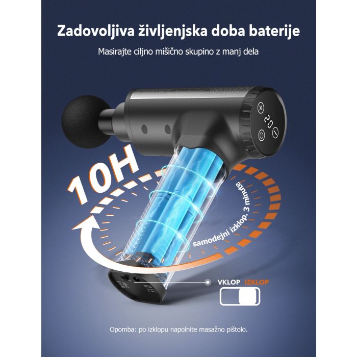TaoTronics TT-PCA004 masažna pištola TaoTronics TT-PCA004 masažna pištola