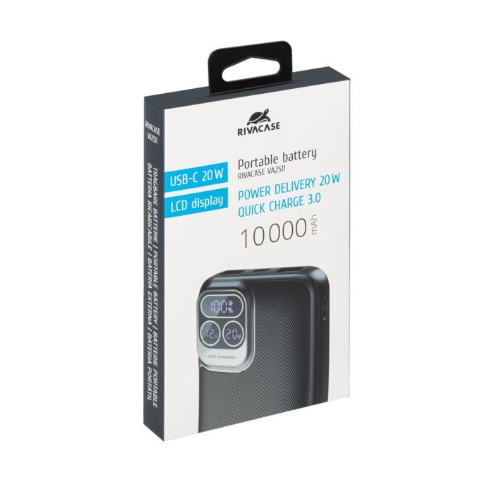 Rivacase VA2511 10000mAh 20W Quick Charge 3.0 prenosna baterija Rivacase VA2511 10000mAh 20W Quick Charge 3.0 prenosna baterija