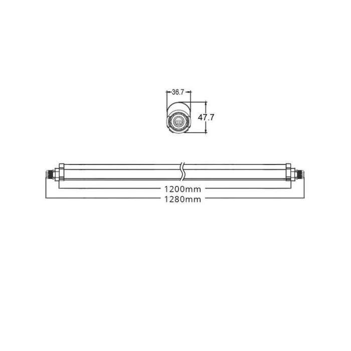 ASALITE Premium IP65 LED vgradna svetilka Triproof 120cm 36W 4500K (4000 lumnov) ASALITE Premium IP65 LED vgradna svetilka Triproof 120cm 36W 4500K (4000 lumnov)