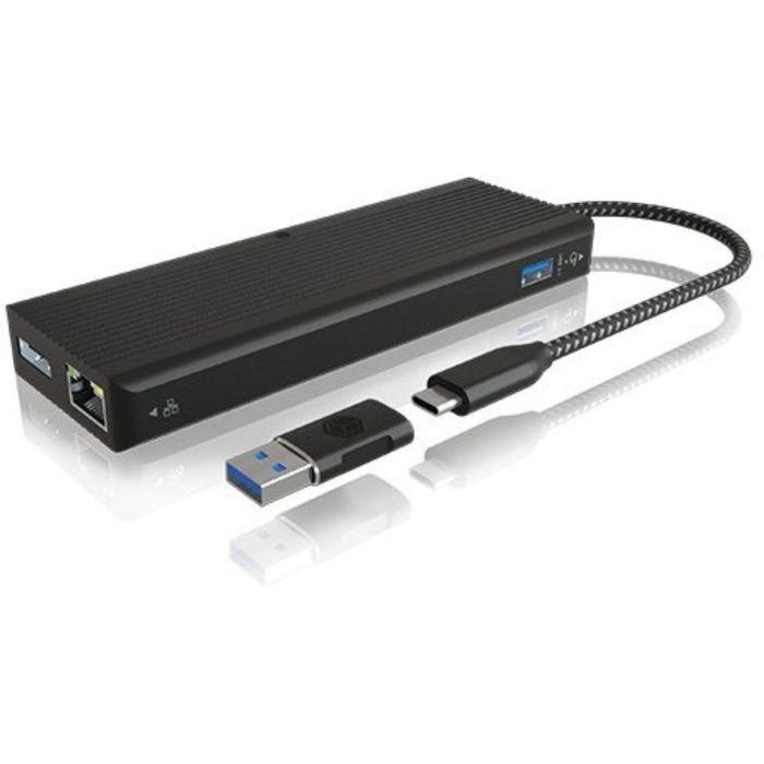 Icybox IB-DK4080AC USB-C in USB-A priklopna postaja 9v1 s Power Delivery do 100W Icybox IB-DK4080AC USB-C in USB-A priklopna postaja 9v1 s Power Delivery do 100W