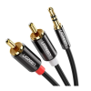 Ugreen 3,5 mm moški na 2RCA moški avdio kabel 2M - 10584 Ugreen 3,5 mm moški na 2RCA moški avdio kabel 2M - 10584