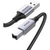 Ugreen tiskalniški kabel USB 2.0 tipa B USB kabel USB A v USB B združljiv s HP, Canon, Epson, Lexma