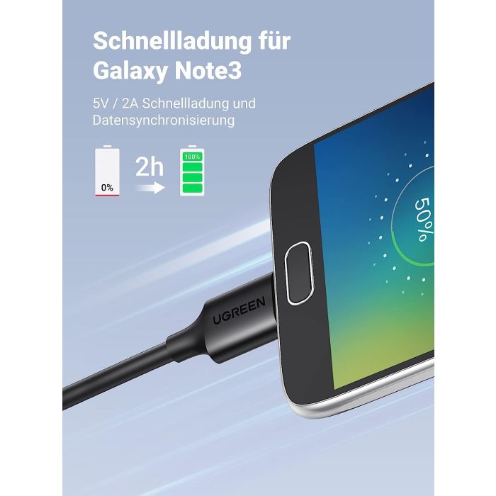 Ugreen USB 3.0 kabel USB A na Micro B, 1m Ugreen USB 3.0 kabel USB A na Micro B, 1m