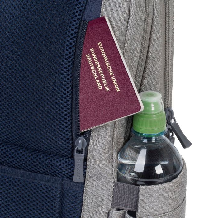 RivaCase ECO nahrbtnik za prenosnik 15.6 7760 siv RivaCase ECO nahrbtnik za prenosnik 15.6 7760 siv