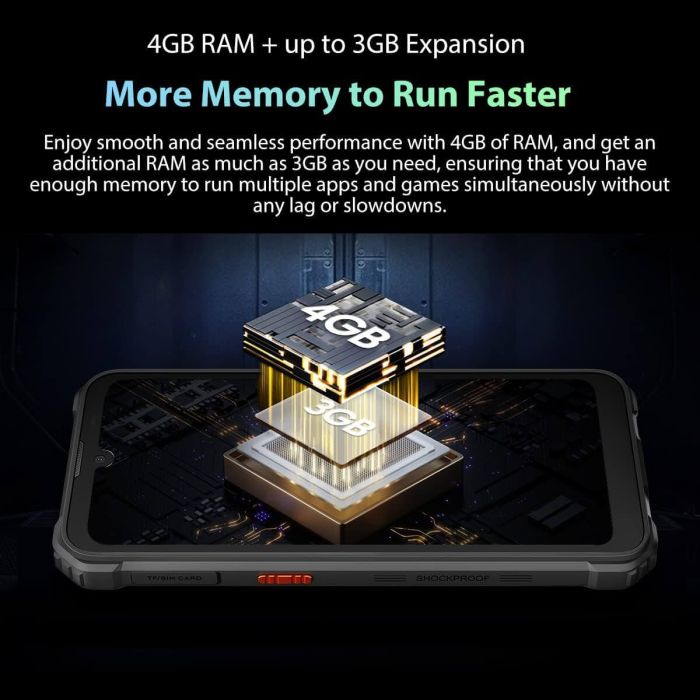 Blackview pametni robustni telefon BV5300 PRO 4/64GB, oranžen Blackview pametni robustni telefon BV5300 PRO 4/64GB, oranžen