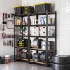 SONGMICS Regal 40 x 90 x 180 cm rjavo-črna, GLR040B01 SONGMICS Regal 40 x 90 x 180 cm rjavo-črna, GLR040B01