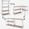 SONGMICS 2x Regal 40 x 90 x 180 cm bež-srebrna, GLR040E02 SONGMICS 2x Regal 40 x 90 x 180 cm bež-srebrna, GLR040E02