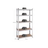 SONGMICS 2x Regal 40 x 90 x 180 cm bež-srebrna, GLR040E02 SONGMICS 2x Regal 40 x 90 x 180 cm bež-srebrna, GLR040E02