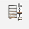 SONGMICS Regal 60 x 120 x 200 cm rjavo-črna, GLR060B01 SONGMICS Regal 60 x 120 x 200 cm rjavo-črna, GLR060B01