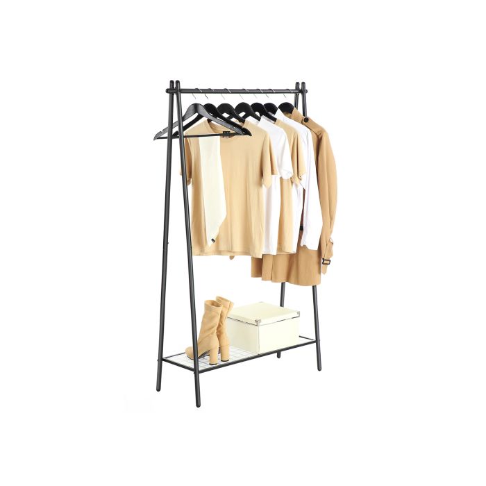 SONGMICS Stojalo za oblačila 92.5 x 33.5 x 153 cm črno, HSR23BK SONGMICS Stojalo za oblačila 92.5 x 33.5 x 153 cm črno, HSR23BK