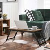SONGMICS Miza za prenosnik RUSTIC s predalom rustikalna, LLD110B01 SONGMICS Miza za prenosnik RUSTIC s predalom rustikalna, LLD110B01