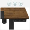SONGMICS električna Sit/Stand miza z okvirjem črno rustikalna, LSD016X01 SONGMICS električna Sit/Stand miza z okvirjem črno rustikalna, LSD016X01