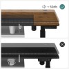SONGMICS električna Sit/Stand miza z okvirjem črno rustikalna, LSD016X01 SONGMICS električna Sit/Stand miza z okvirjem črno rustikalna, LSD016X01