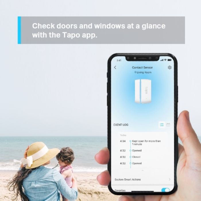 TP-LINK Tapo T110 Smart Contact senzor TP-LINK Tapo T110 Smart Contact senzor