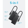 Anker 332 USB-C hub, 5v1 Anker 332 USB-C hub, 5v1