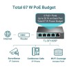 TP-LINK TL-SF1005P 5-port 10/100Mbps stikalo z 4-Port PoE+ TP-LINK TL-SF1005P 5-port 10/100Mbps stikalo z 4-Port PoE+