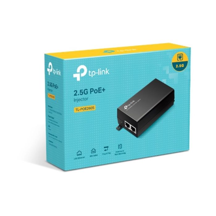 TP-LINK TL-POE260S 2.5G PoE+ Injector TP-LINK TL-POE260S 2.5G PoE+ Injector
