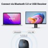 Brezžična miška UGREEN Bluetooth 5.0 in 2,4 Ghz z USB sprejemnikom s 5 gumbi za MacBook, PC, namizni Brezžična miška UGREEN Bluetooth 5.0 in 2,4 Ghz z USB sprejemnikom s 5 gumbi za MacBook, PC, namizni