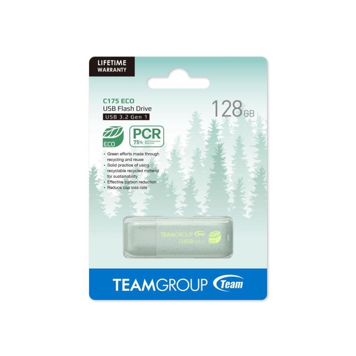 Teamgroup 128GB C175 ECO USB 3.2 spominski ključek Teamgroup 128GB C175 ECO USB 3.2 spominski ključek