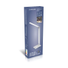 ASALITE namizna LED svetilka z zatemnitvijo 7W 450lm CCT brezžična USB, srebrna ASALITE namizna LED svetilka z zatemnitvijo 7W 450lm CCT brezžična USB, srebrna