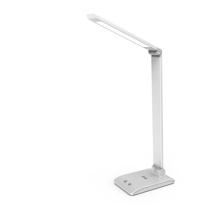 ASALITE namizna LED svetilka z zatemnitvijo 7W 450lm CCT brezžična USB, srebrna ASALITE namizna LED svetilka z zatemnitvijo 7W 450lm CCT brezžična USB, srebrna