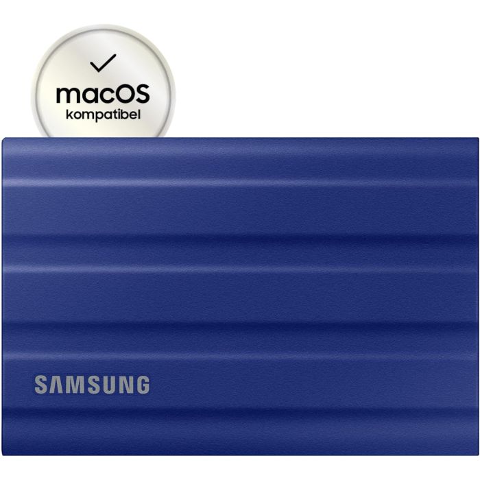 Samsung T7 Shield zunanji SSD 1TB Type-C USB 3.2 Gen2 NVMe, IP65, moder Samsung T7 Shield zunanji SSD 1TB Type-C USB 3.2 Gen2 NVMe, IP65, moder