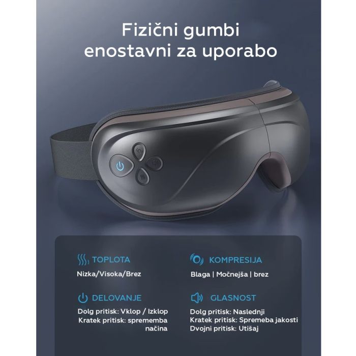 RENPHO Eyeris 2 Masažna naprava za oči s toplotno vibracijo RENPHO Eyeris 2 Masažna naprava za oči s toplotno vibracijo