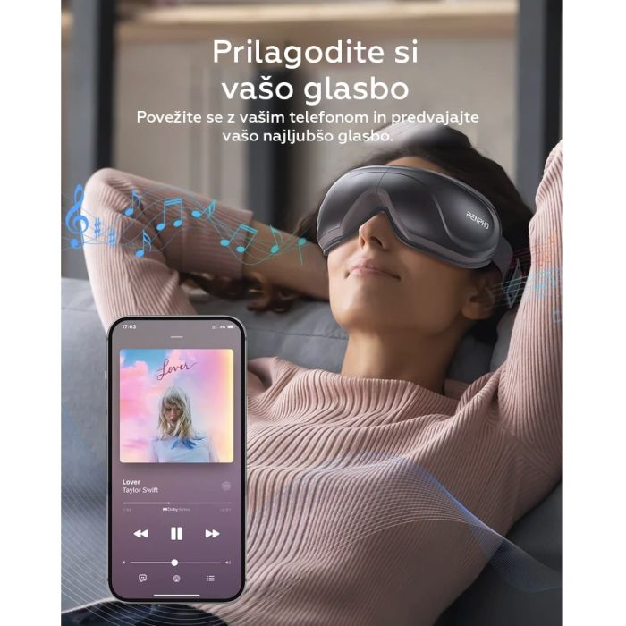 RENPHO Eyeris 2 Masažna naprava za oči s toplotno vibracijo RENPHO Eyeris 2 Masažna naprava za oči s toplotno vibracijo