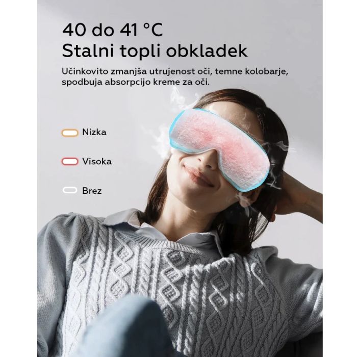RENPHO Eyeris 2 Masažna naprava za oči s toplotno vibracijo RENPHO Eyeris 2 Masažna naprava za oči s toplotno vibracijo