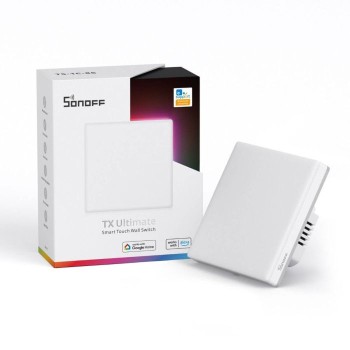 SONOFF pametno stensko stikalo TX Ultimate RGB, Wi-Fi, enojno SONOFF pametno stensko stikalo TX Ultimate RGB, Wi-Fi, enojno