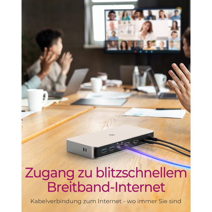 Icybox IB-DK2880-C41 priključna postaja USB4 Type-C z dvojnim video izhodom Icybox IB-DK2880-C41 priključna postaja USB4 Type-C z dvojnim video izhodom