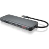 Icybox IB-DK4060-CPD priključna postaja s trojnim video izhodom