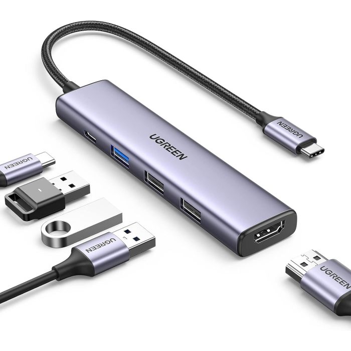 UGREEN 5v1 USB-C 4K HDMI, 100W, 4K@30Hz HDMI UGREEN 5v1 USB-C 4K HDMI, 100W, 4K@30Hz HDMI