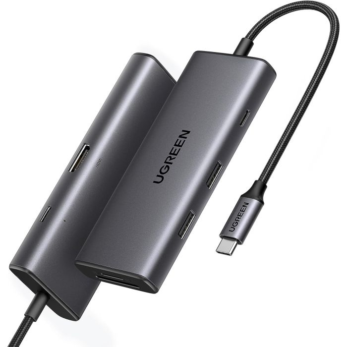 Ugreen 7v1 USB-C Hub (10Gbps USB 3.2, 4K@30Hz HDMI) Ugreen 7v1 USB-C Hub (10Gbps USB 3.2, 4K@30Hz HDMI)